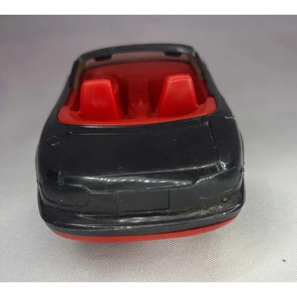🚘Vintage TOOTSIETOY PLASTIC Mazda Miata 7" Black Convertible USA Toy - Picture 3 of 7